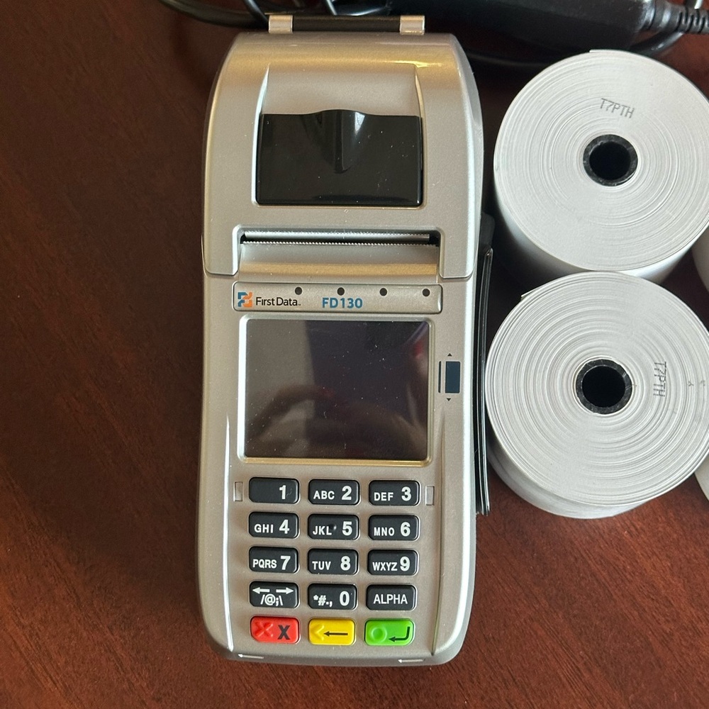 First Data 130 Credit Card Terminal